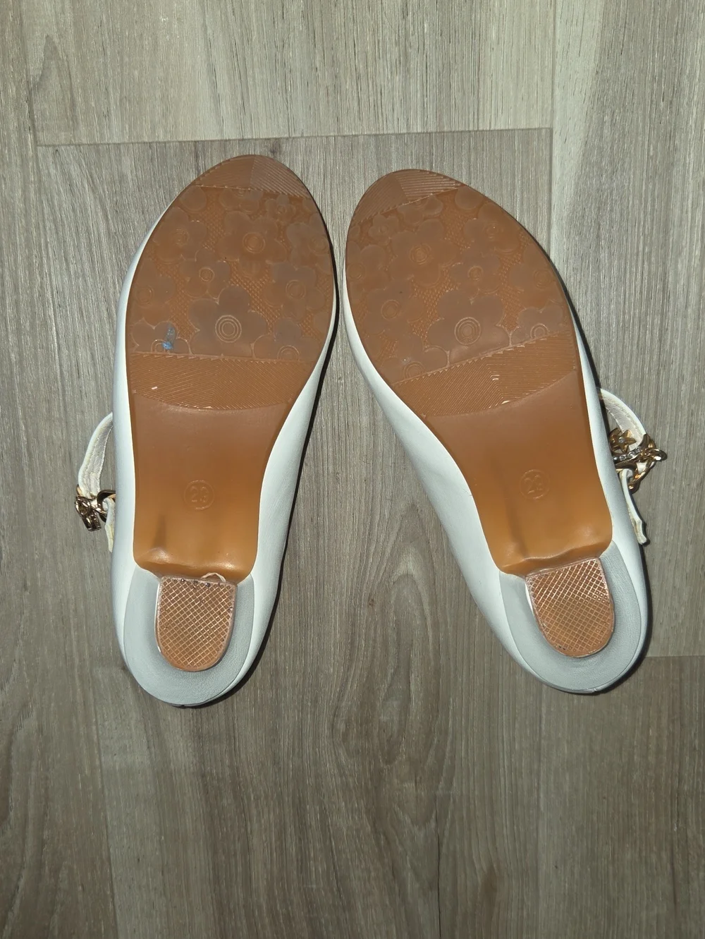 Toddler Girls White Formal Sandals
